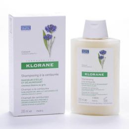 KLORANE CHAMPU REFLEJOS PLATEADOS A LA CENTAUREA 200 ML