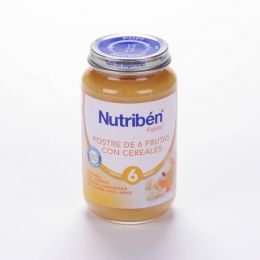 NUTRIBEN POSTRE DE 6 FRUTAS CON CEREALES POTITO GRANDOTE 250 G