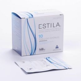 ESTILA TOALLITAS ESTERILES DE UN SOLO USO HIGIENE DE PARPADOS/ PESTAÑAS Y BORDE PALPEBRAL 10 TOALLITAS