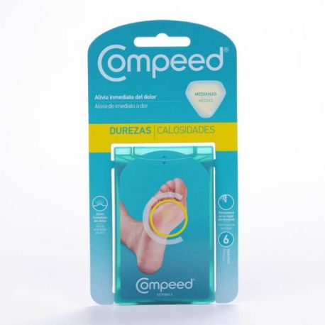 COMPEED DUREZAS HIDROCOLOIDE T- PEQ 6 U