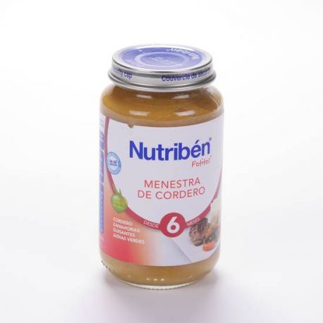 NUTRIBEN MENESTRA DE CORDERO POTITO GRANDOTE 250 G