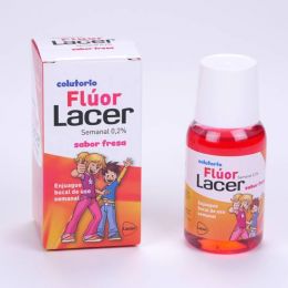 LACER COLUTORIO FLUOR SEMANAL 0,2 % FRESA 100 ML