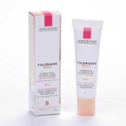 TOLERIANE FONDO DE TONO CORRECTOR FLUIDO LA ROCHE POSAY Nº 15 DORÉ 30 ML