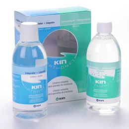 KIN ORTHONET LIMP DIARIO Y DESINC SEMANAL LIMPIEZA PROTESIS DENTAL 400 ML+ 400 ML