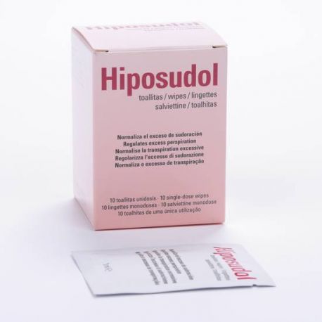 HIPOSUDOL TOALLITAS 3 ML 10 TOALLITAS