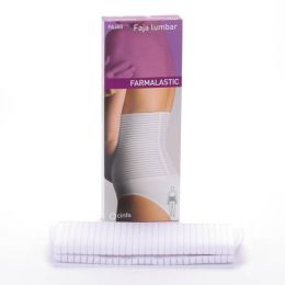 FAJA LUMBAR FARMALASTIC VELCRO BLANCA T- 3