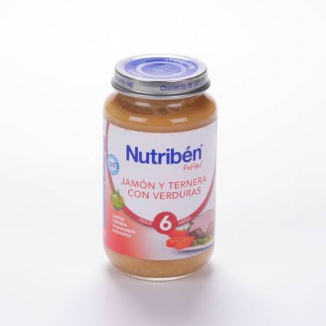 Nutriben Ternera Con Verdura Potito Grandote 250 Gr - Farmacia Online  Barata Liceo. Envíos 24/48 Horas.