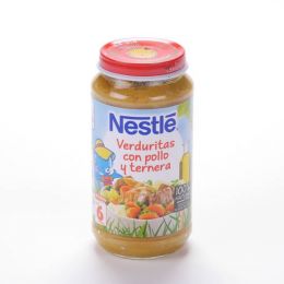 NESTLE PURE DE VERDURAS CON POLLO Y TERNERA 250 G