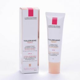 TOLERIANE FONDO DE TONO CORRECTOR FLUIDO LA ROCHE POSAY Nº 13 BEIGE SABLE 30 ML