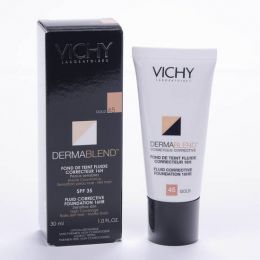 DERMABLEND FONDO DE MAQUILLAJE CORRECTOR VICHY COSMETICA CORRECTORA 30 ML 45 GOLD