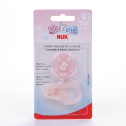 CADENITA CHUPETE NUK SUJETA NUKETE TRITAN ROSE & BLUE