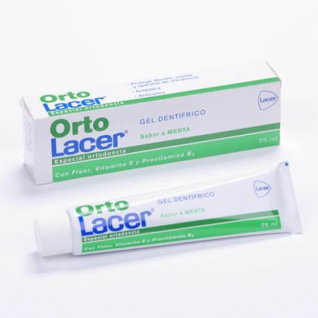 ORTOLACER GEL DENTIFRICO MENTA 75 ML