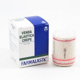 VENDA ELASTICA CREPE FARMALASTIC 4 M X 7 CM