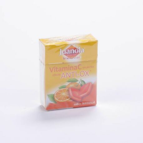 JUANOLA PERLAS NARANJA CON VIT C 25 G