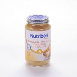 NUTRIBEN MANZANA NARANJA PLATANO Y GALLETA POTITO GRANDOTE 250 G