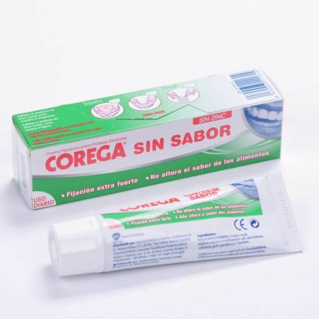 COREGA CREMA EXTRA FUERTE SIN SABOR ADHESIVO PROTESIS DENTAL 40 ML