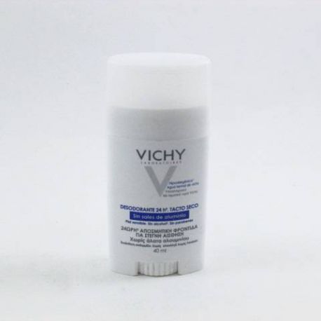 DESODORANTE SIN SALES DE ALUMINIO 24 HORAS VICHY STICK 40 ML