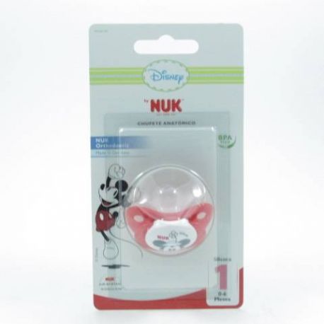 CHUPETE SILICONA NUKETE ANATOMICO DISNEY MICKEY T-1