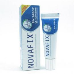 NOVAFIX ULTRA FUERTE CREMA ADHESIVO PROTESIS DENTAL SIN SABOR 20 G