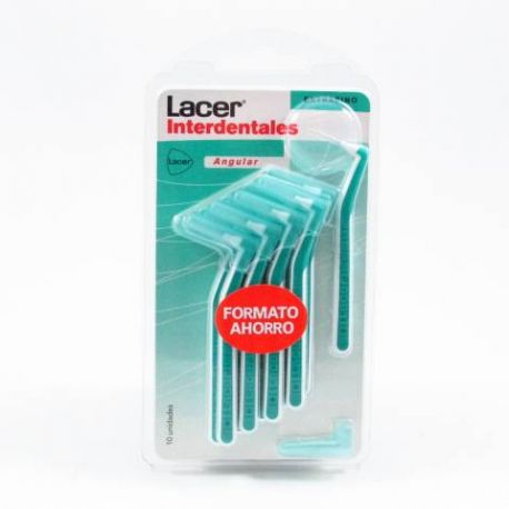 CEPILLO INTERDENTAL LACER ANGULAR EXTRAFINO 10 U