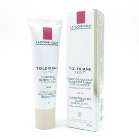 TOLERIANE FONDO DE TONO CORRECTOR FLUIDO LA ROCHE POSAY Nº 11 BEIGE CLAIR 30 ML