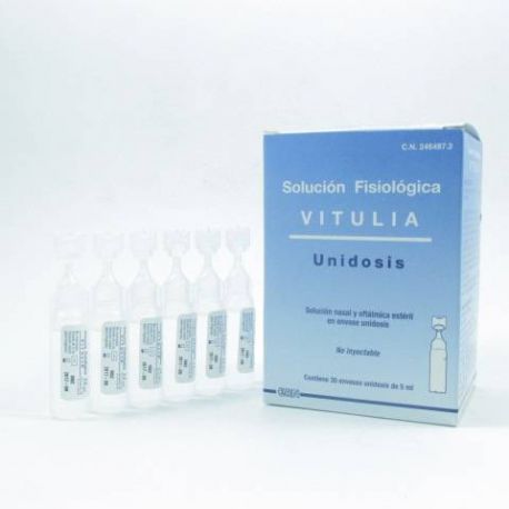 VITULIA SOLUCION FISIOLOGICA MONODOSIS 30 U