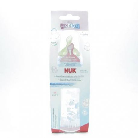 BIBERON PP LATEX NUK FIRST CHOICE 1M 300 CC BLUE