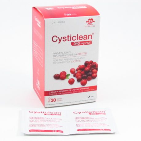 CYSTICLEAN 240 MG PAC 30 SOBR