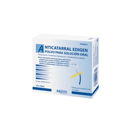 ANTICATARRAL EDIGEN 10 SOBRES POLVO SUSPENSION ORAL