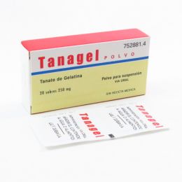 TANAGEL POLVO 250 MG 20 SOBRES POLVO SUSPENSION ORAL