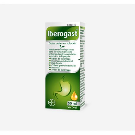 IBEROGAST GOTAS ORALES SOLUCION 50 ML