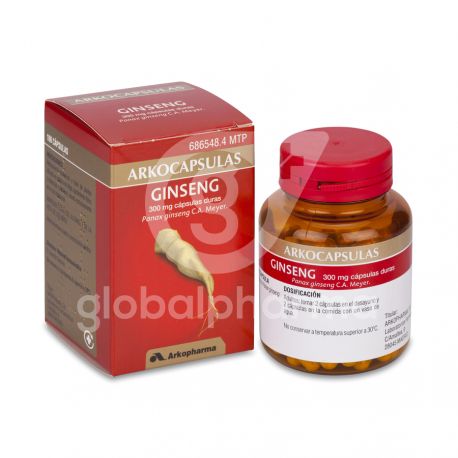 ARKOCAPSULAS GINSENG 84 CAPSULAS