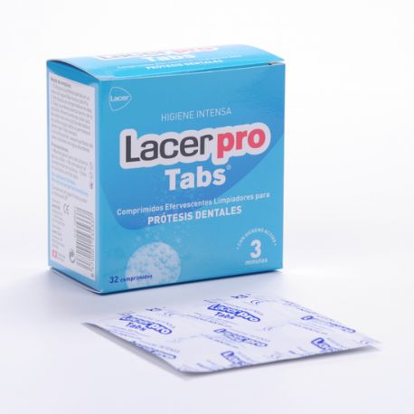 LACER PROTABS PLUS COMP LIMPIADOR Y DESINFECT APARATO DE ORTODONCIA 20 COMPRIMIDOS