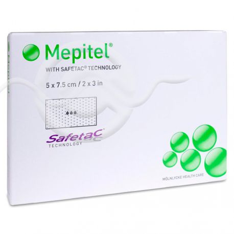 MEPITEL APOSITO ESTERIL 5 X 7,5 CM 5 U