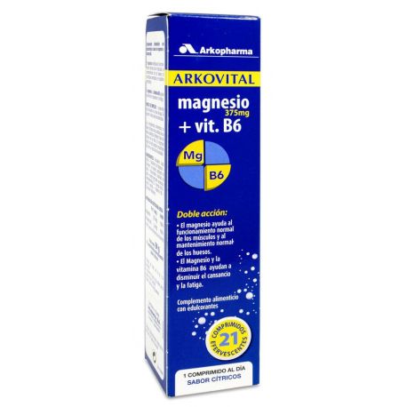 MAGNESIO ARKOVITAL EFERVESCENTE 375 MG 14 COMP