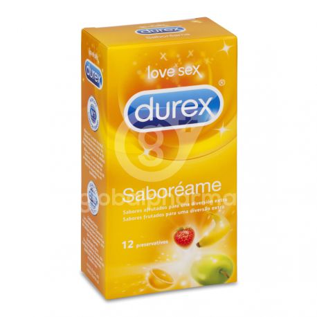 DUREX SABOREAME PRESERVATIVOS 12 U