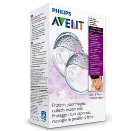 CONCHAS PROTECTOR ROZADURAS DE PEZON AVENT PHILIPS 6 PIEZAS