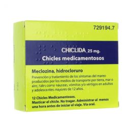 BIODRAMINA 20 MG 12 CHICLES