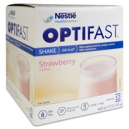 OPTIFAST BATIDO 55 G 12 SOBRES FRESA