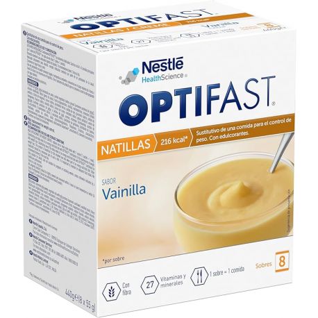 OPTIFAST NATILLAS 55 G 12 SOBRES VAINILLA