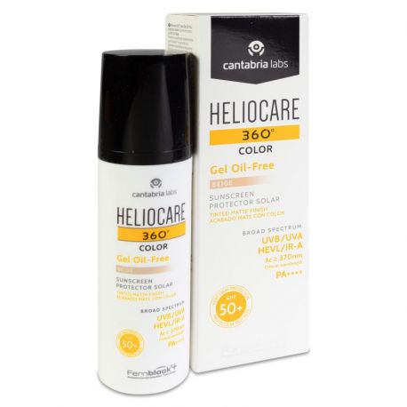 HELIOCARE 360º SPF 50+ COLOR GEL OIL-FREE PROTECTOR SOLAR BEIGE 50 ML