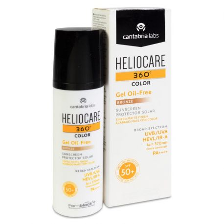 HELIOCARE 360º SPF 50+ COLOR GEL OIL-FREE PROTECTOR SOLAR BRONZE 50 ML