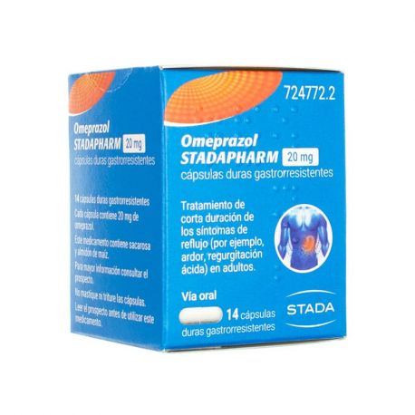 OMEPRAZOL STADAPHARM 20 MG 14 CÁPSULAS