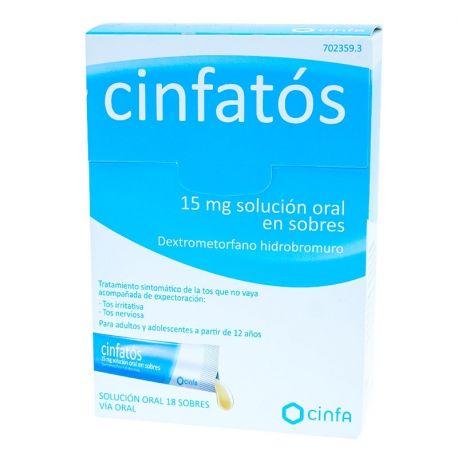 CINFATOS 15 MG 18 SOBRES SOLUCION ORAL