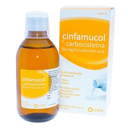 CINFAMUCOL CARBOCISTEINA 50 MG/ML SOLUCION ORAL 200 ML