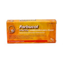 FARBUCAL 5MG/5MG 20 COMPRIMIDOS PARA CHUPAR