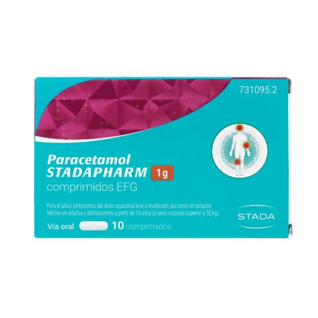 PARACETAMOL STADAPHARM EFG 1 G 10 COMPRIMIDOS