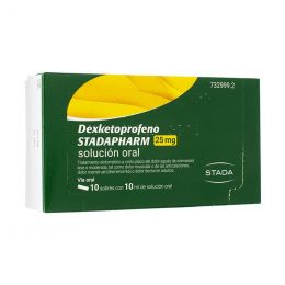 DEXKETOPROFENO STADAPHARM EFG 25 MG 10 SOBRES SOLUCION ORAL 10 ML