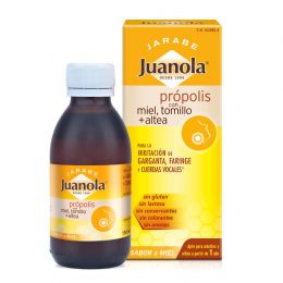 JUANOLA PROPOLIS JARABE CON MIEL TOMILLO Y ALTEA 150 ML SABOR MIEL