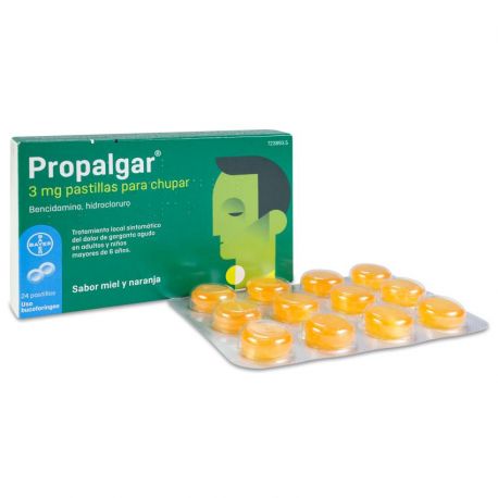 LIZIFEN 8.75 MG 16 PASTILLAS PARA CHUPAR MIEL LIMON